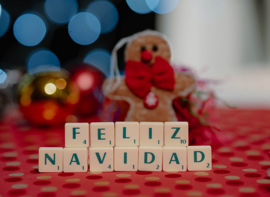 Spanish Christmas Lottery El Gordo festive draw scene with tickets