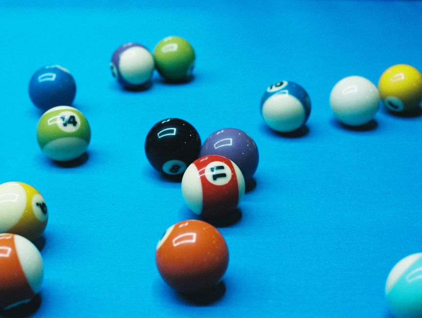 EuroJackpot lottery balls close up numbers colorful draw machine