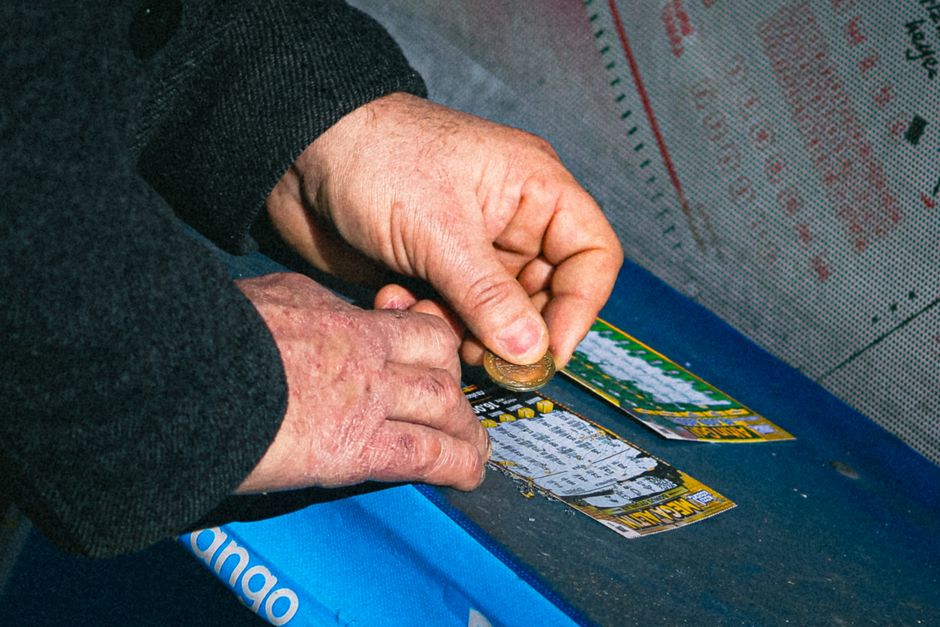 German Lotto 6aus49 lottery draw results screen